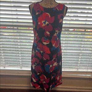 Floral Sleeveless Dress - Multicolor